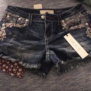 Grace In La Short Size 28 Jean Shorts